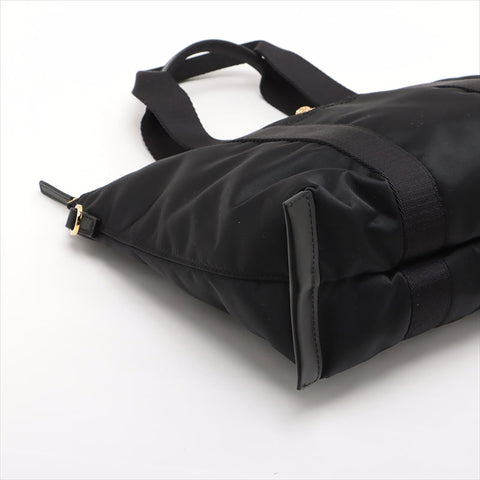 VERSACE Nylon Medusa 2way Shoulder Bag black WS15531