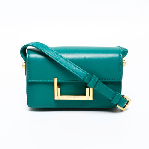 SAINT LAURENT PARIS leather Shoulder Bag green WS15541