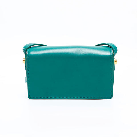 SAINT LAURENT PARIS leather Shoulder Bag green WS15541