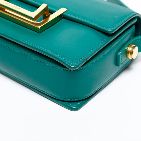 SAINT LAURENT PARIS leather Shoulder Bag green WS15541