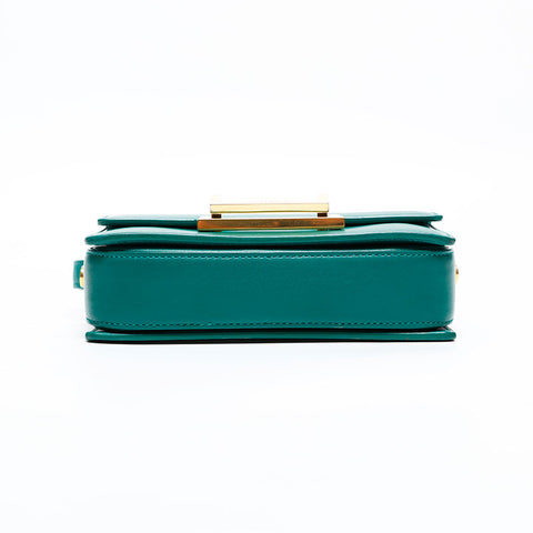 SAINT LAURENT PARIS leather Shoulder Bag green WS15541