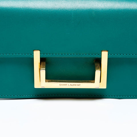 SAINT LAURENT PARIS leather Shoulder Bag green WS15541