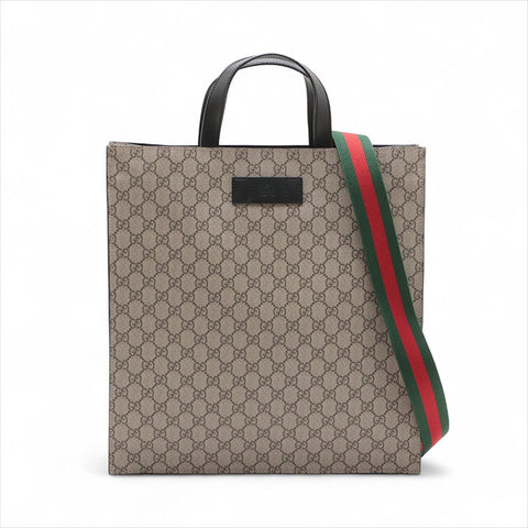 Gucci GG Supreme 2way手提袋米色WS15543