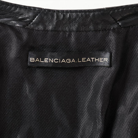 BALENCIAGA Leather rider lambskin size 38 Jacket black WS15548
