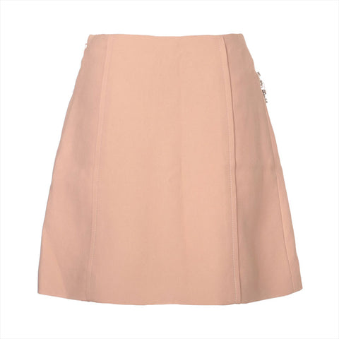 Miu Miu Size:36 2014 Bijou skirt beige WS15551