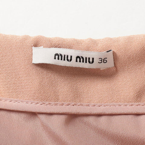 Miu Miu Size:36 2014 Bijou skirt beige WS15551