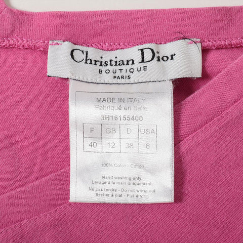 Christian Dior Size: 40 V-neck J'Adore 2003 Short sleeve T-shirt pink WS15554