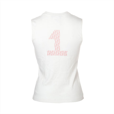 Christian Dior Size:36 Sleeveless Trotter J'Adore 2004 Tank top white WS15558