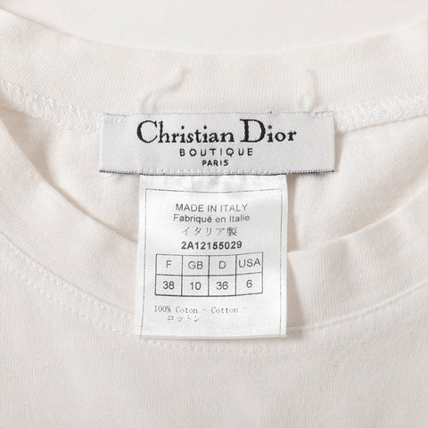 Christian Dior J'adore Print Cotton Size:38 Short sleeve T-shirt white WS15560