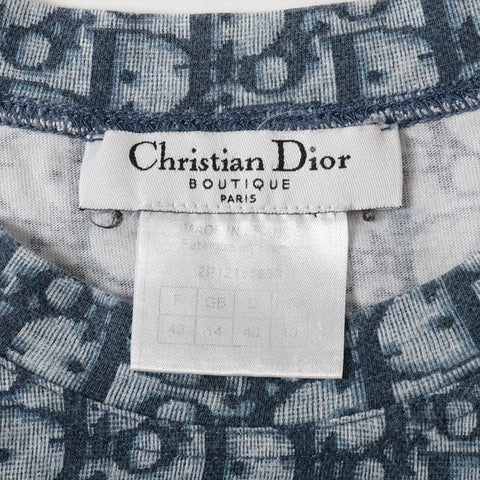 Christian Dior Size: 42 Trotter Cotton Short sleeve T-shirt blue WS15561