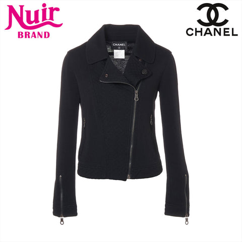 CHANEL Size:36 2010 COCO Mark Riders Jacket black WS15562