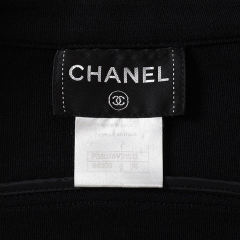 CHANEL Size:36 2010 COCO Mark Riders Jacket black WS15562