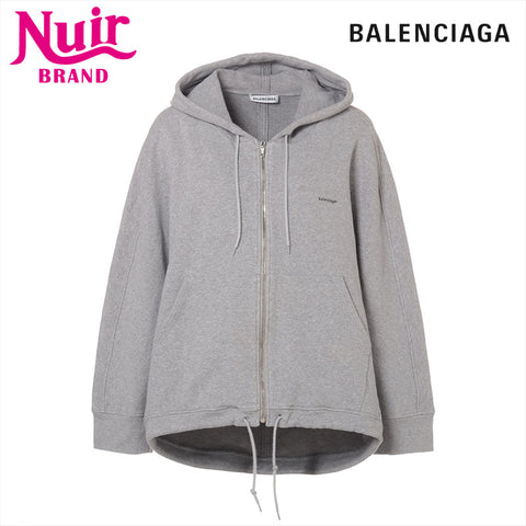 BALENCIAGA Size:S Logo 16aw Cotton Parker gray WS15564