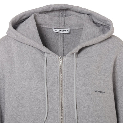 BALENCIAGA Size:S Logo 16aw Cotton Parker gray WS15564