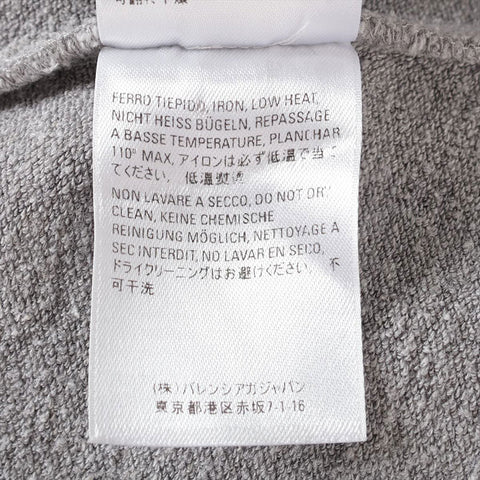 BALENCIAGA Size:S Logo 16aw Cotton Parker gray WS15564