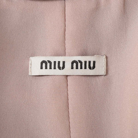 Miu Miu Size: 38 Lambskin Leather Matelasse 17 Years Jacket black WS15568