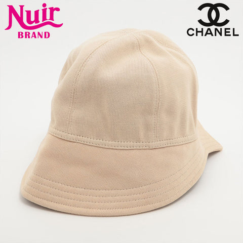 CHANEL Sports Line Bucket Hat Size: M hat beige WS15573