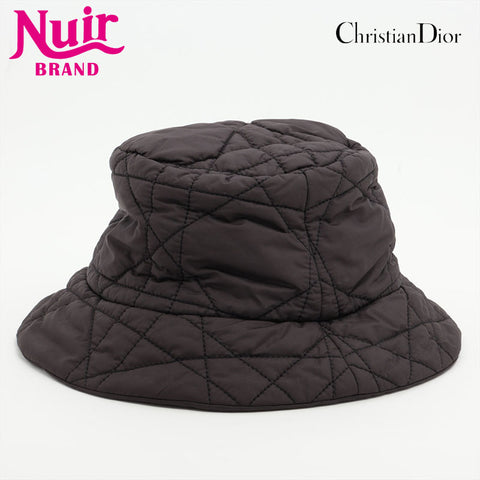 Christian Dior Teddy D Macrocannage Hat 58 hat black WS15574