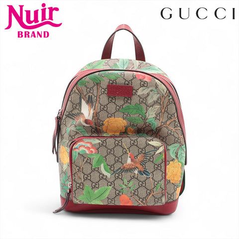 GUCCI GG Supreme Graphic PVC Backpack Â· Daypack beige WS15575