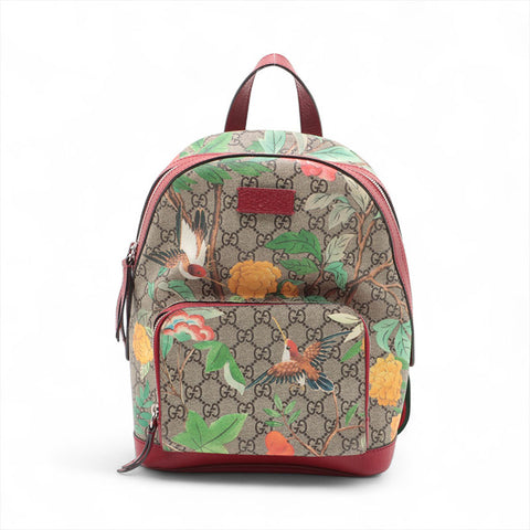 GUCCI GG Supreme Graphic PVC Backpack Â· Daypack beige WS15575