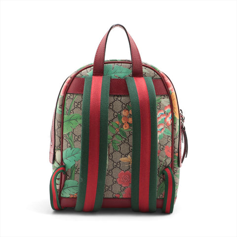 GUCCI GG Supreme Graphic PVC Backpack Â· Daypack beige WS15575