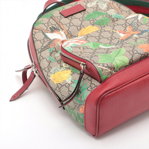 GUCCI GG Supreme Graphic PVC Backpack Â· Daypack beige WS15575