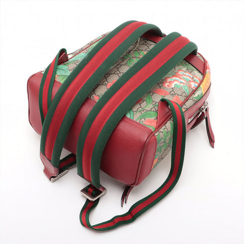 GUCCI GG Supreme Graphic PVC Backpack Â· Daypack beige WS15575