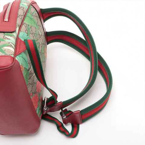 GUCCI GG Supreme Graphic PVC Backpack Â· Daypack beige WS15575