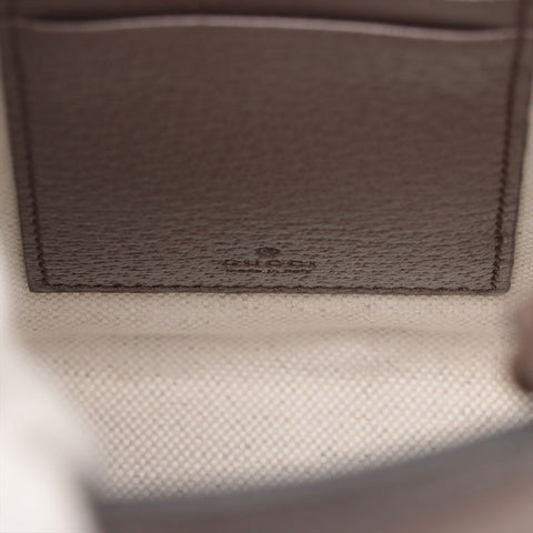 GUCCI 2-way Mini Tote Ophidia Handbag Brown WS15576