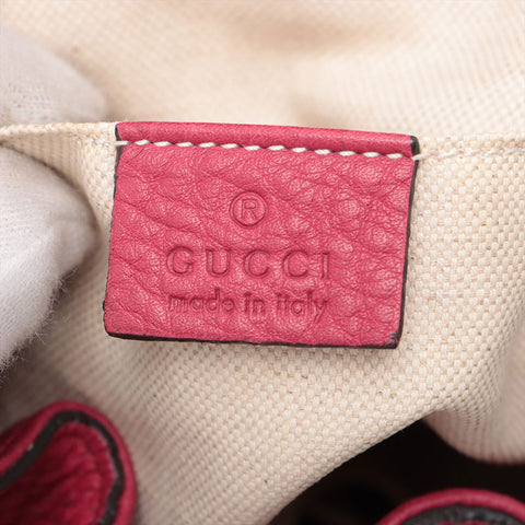 グッチ GUCCI バンブー レザー リュック・デイパック ピンク WS15578