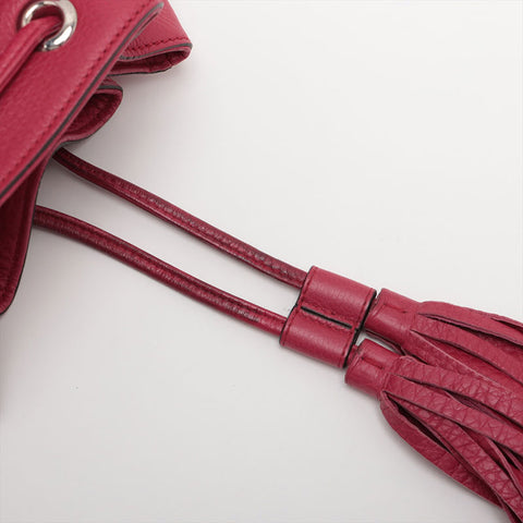 グッチ GUCCI バンブー レザー リュック・デイパック ピンク WS15578