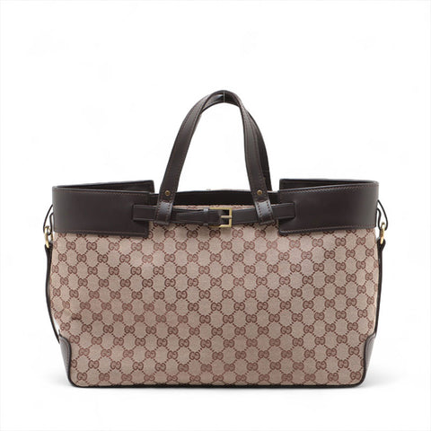 GUCCI GG canvas Tote Bag beige WS15579