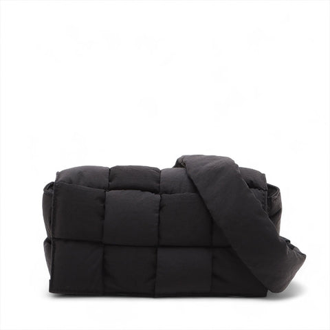 BOTTEGAVENETA Tech Padded Cassette Mini Nylon Waist bag black WS15581