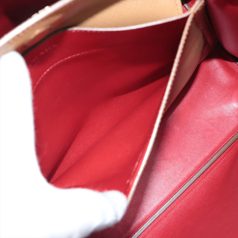 Prada Saffiano Double 2way手提袋棕色WS15592
