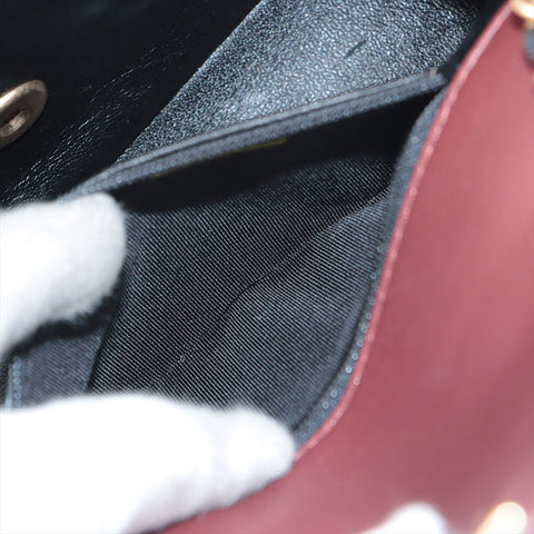Chanel Lambskin Mini Matelasse 21系列2015两色肩袋BORDEAUX WS15594