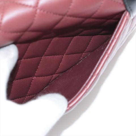Chanel Lambskin Mini Matelasse 21系列2015两色肩袋BORDEAUX WS15594