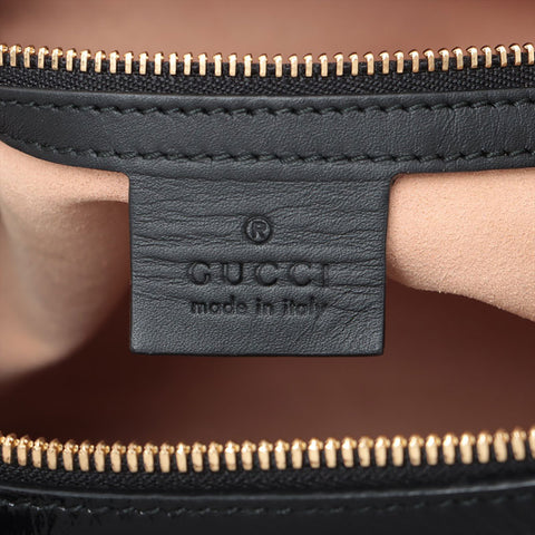 GUCCI Ophidia 2-way suede Boston bag Handbag black WS15601