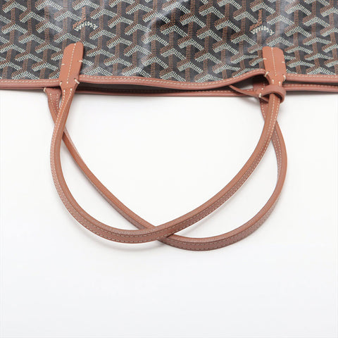GOYARD Saint Louis PM Tote Bag Brown WS15605