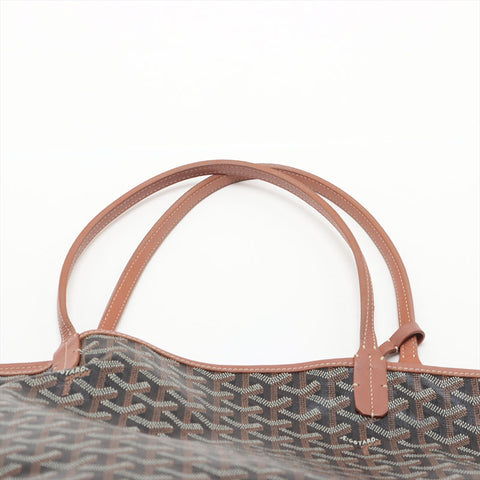 GOYARD Saint Louis PM Tote Bag Brown WS15605
