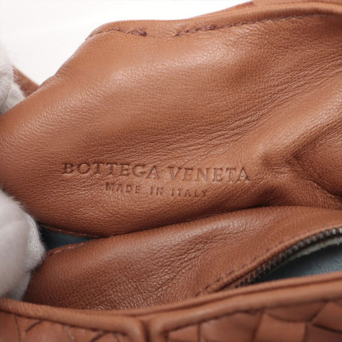 BOTTEGAVENETA INTRECCIATO Nappa Leather Hobo Tote Bag Brown WS15606