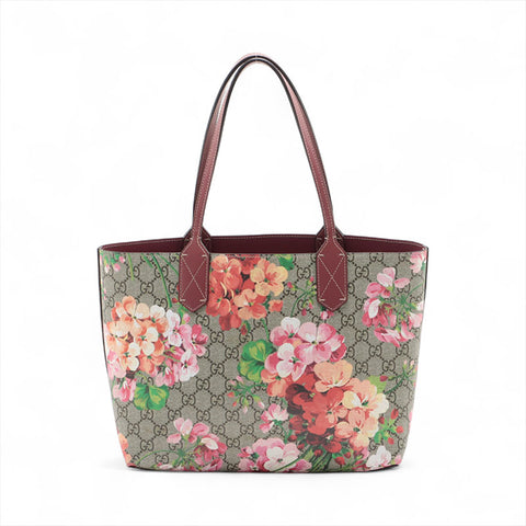 GUCCI Reversible GG Supreme Blossom Tote Bag pink WS15607