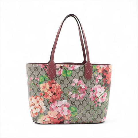 GUCCI Reversible GG Supreme Blossom Tote Bag pink WS15607