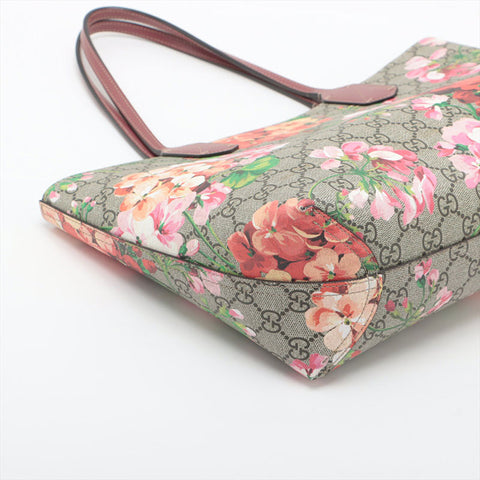 GUCCI Reversible GG Supreme Blossom Tote Bag pink WS15607