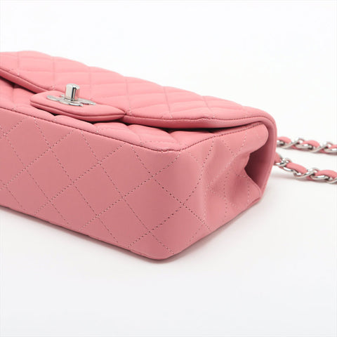 CHANEL No. 18 Mini Matelasse 20 Lambskin 2013-2014 Shoulder Bag pink WS15610