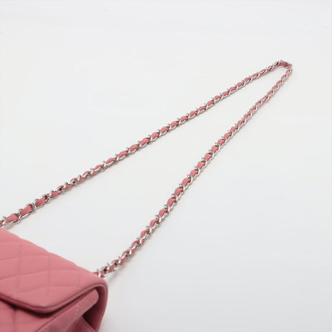 CHANEL No. 18 Mini Matelasse 20 Lambskin 2013-2014 Shoulder Bag pink WS15610