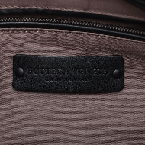 BOTTEGAVENETA Nappa leather INTRECCIATO pouch business bag black WS15611