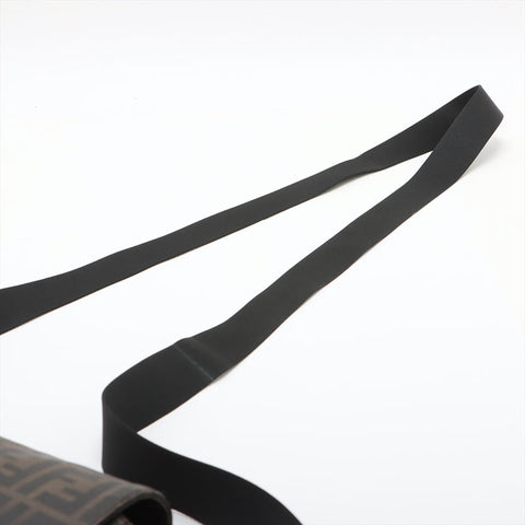 FENDI Zucca PVC 邮差包 单肩包 棕色 WS15616