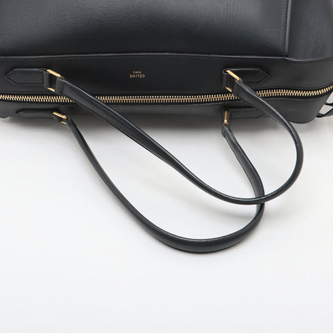 CELINE Small Ring Leather Handbag black WS15617