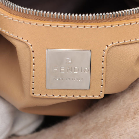 FENDI Wool Mamma Shoulder Bag beige WS15627