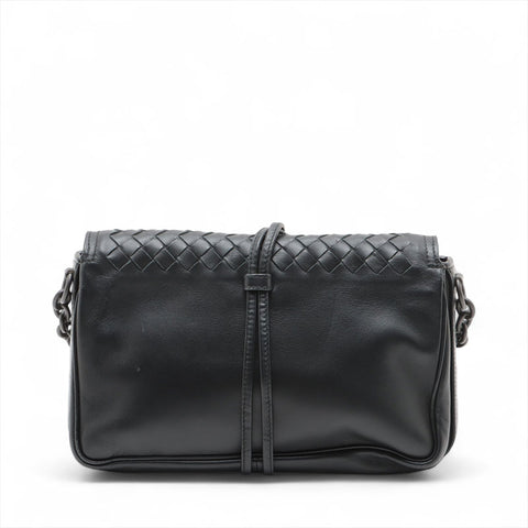 BOTTEGAVENETA INTRECCIATO Nappa leather Shoulder Bag leather black WS15629